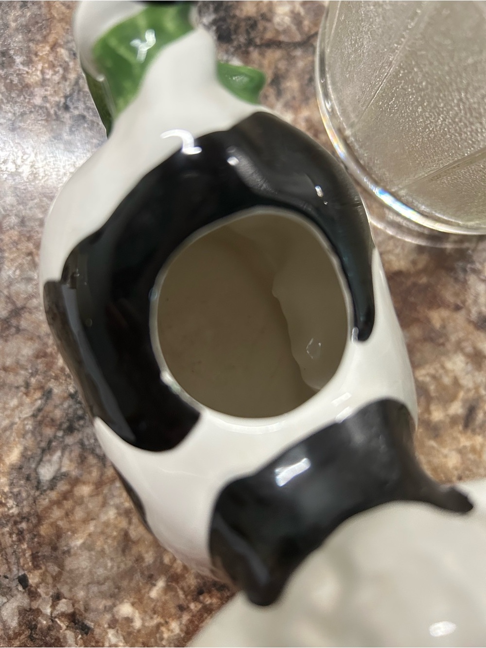 Black & White Ceramic Cow Creamer and Sugar Set - Unbranded - Picture 7 of 7